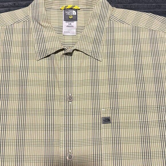 The North Face A5 Series Shirt Plaid Outdoor Cotton Men’s Size L - Picture 2 of 6